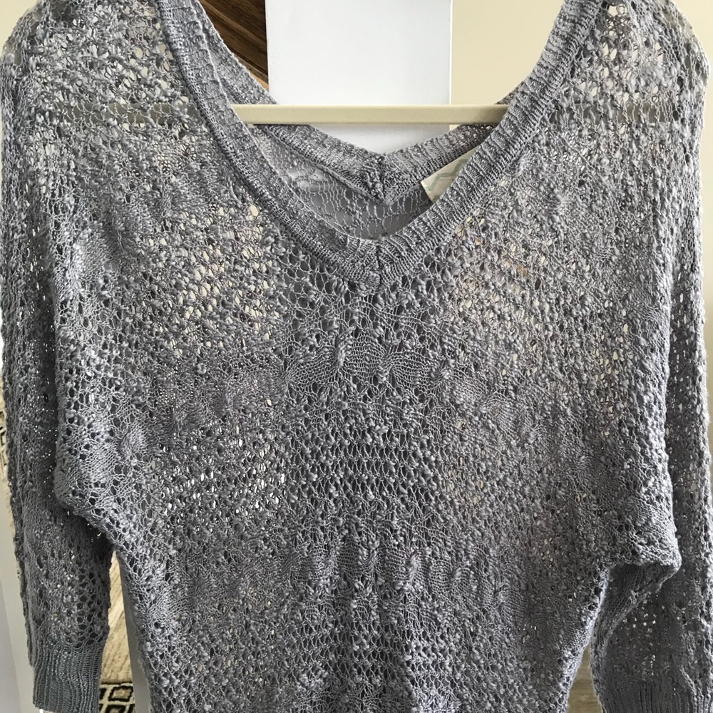 Gray sweater
